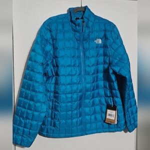 The North Face Thermoball Insulated Jacket Alkaline Blue NWT Men Size L
